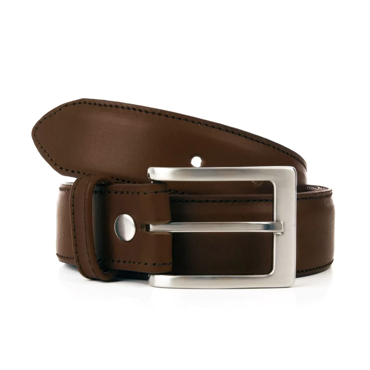 Ceintures-JULES & JENN Ceinture Classique Cuir Marron