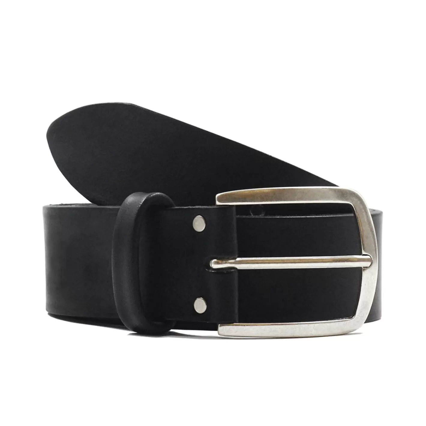 Ceintures-JULES & JENN Ceinture Paris Cuir Noir