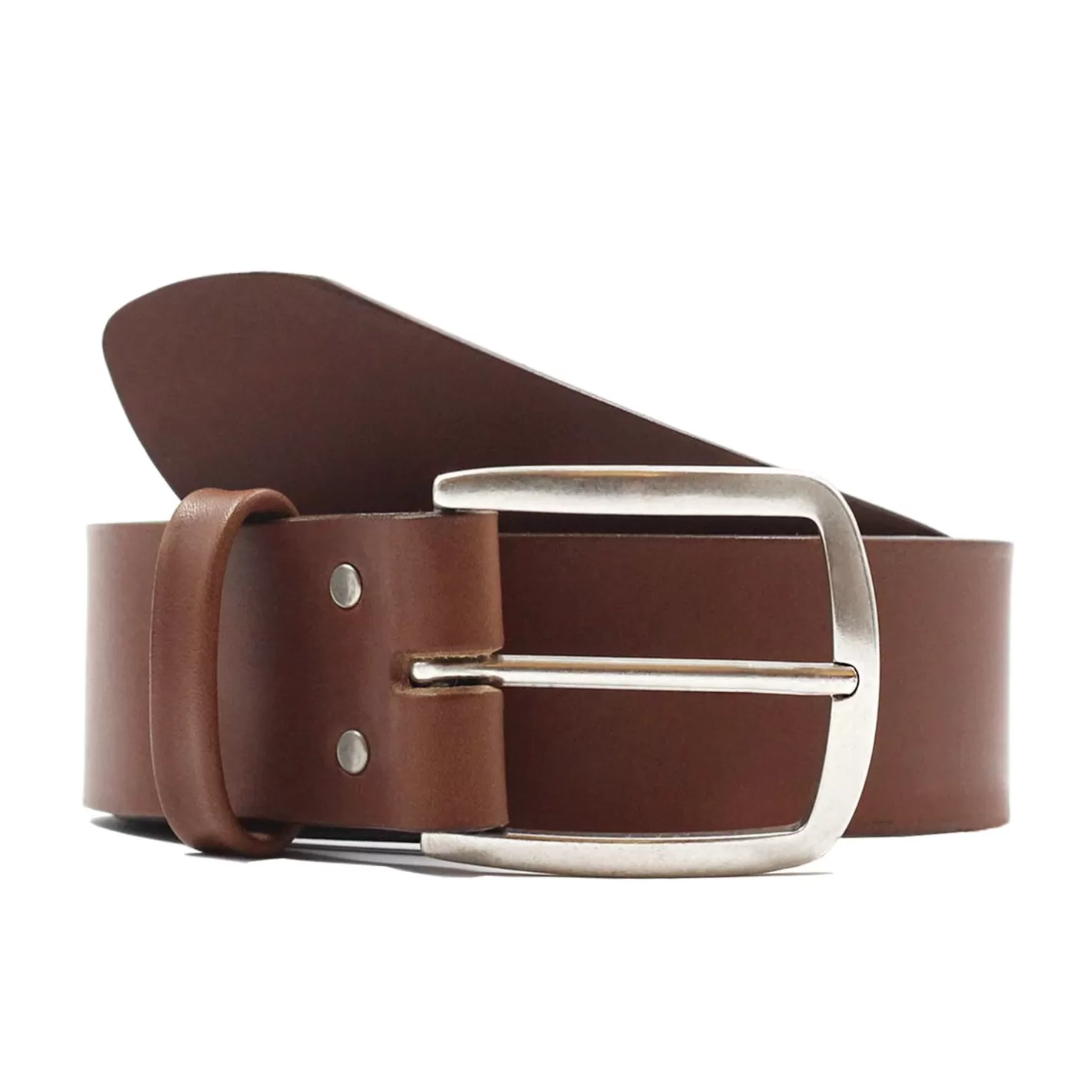 Ceintures-JULES & JENN Ceinture Paris Cuir Cognac