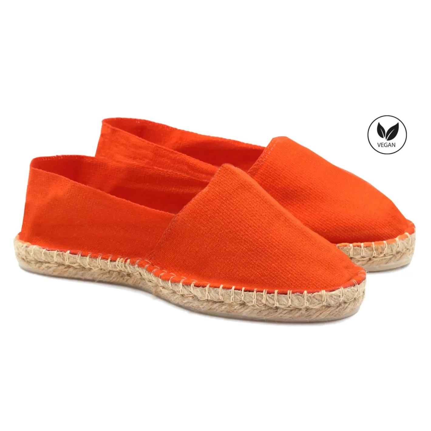 Espadrilles-JULES & JENN Espadrilles Toile Coton Orange