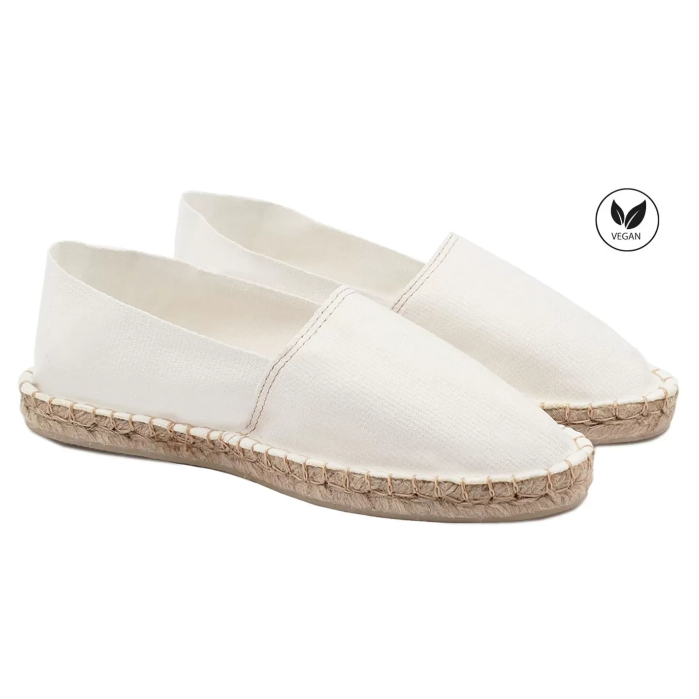 Espadrilles-JULES & JENN Espadrilles Toile Coton Blanc