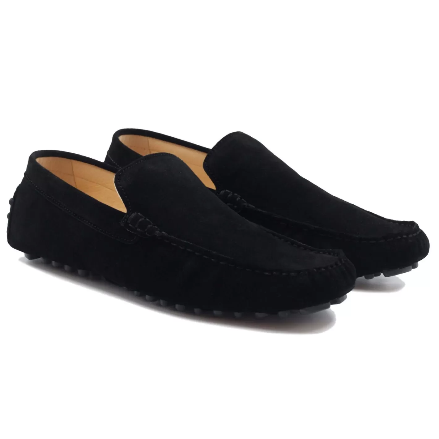 Mocassins-JULES & JENN Mocassins Cuir Daim Noir